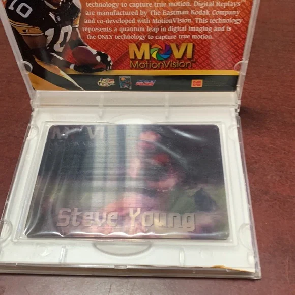 1996 Steve Young motion vision NFL - Picture 3 of 8